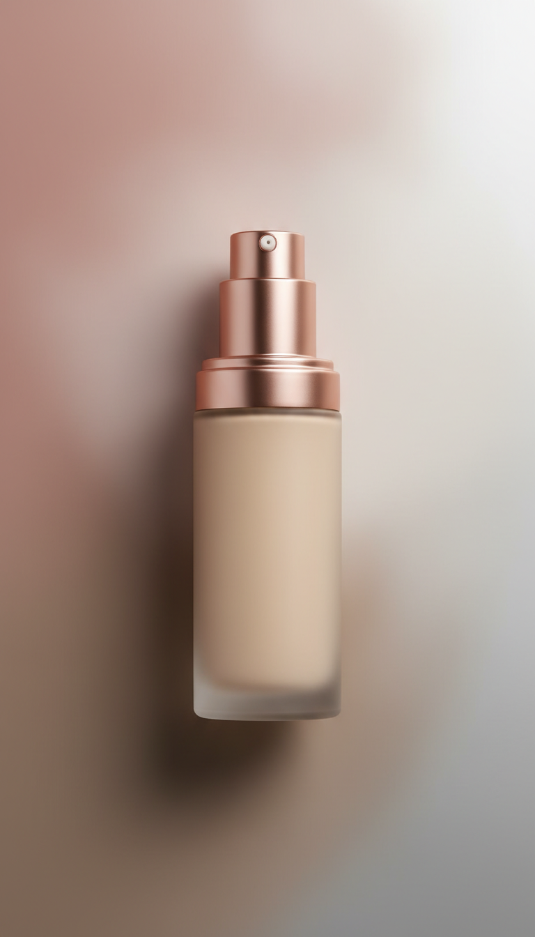 Luminous veil foundation in glass bottle