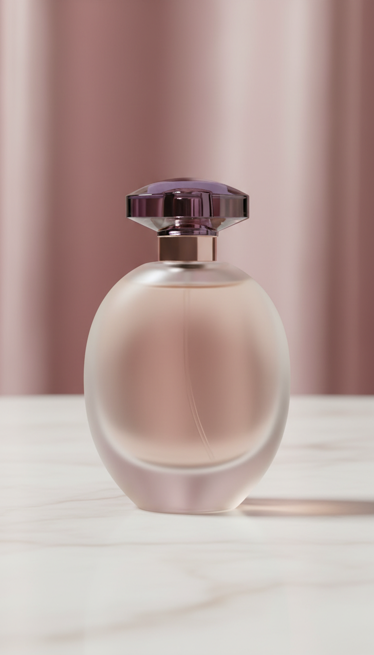 Opulent iris eau de parfum in minimalist flacon
